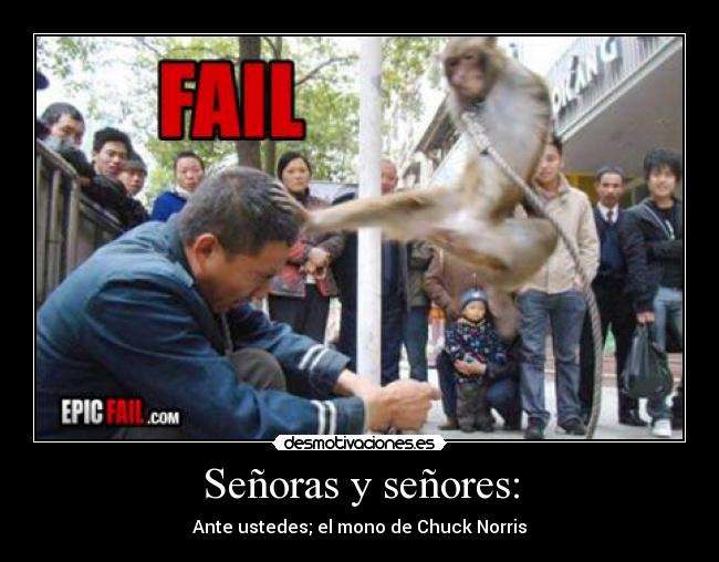 Señoras y señores: - 