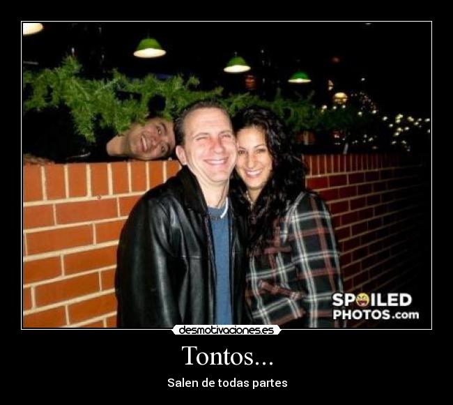 Tontos... - Salen de todas partes