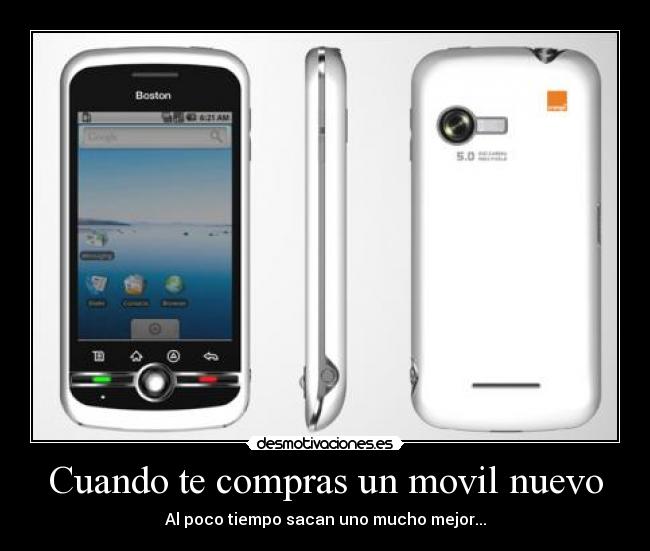Cuando te compras un movil nuevo -