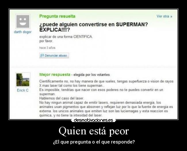 Quien está peor - 