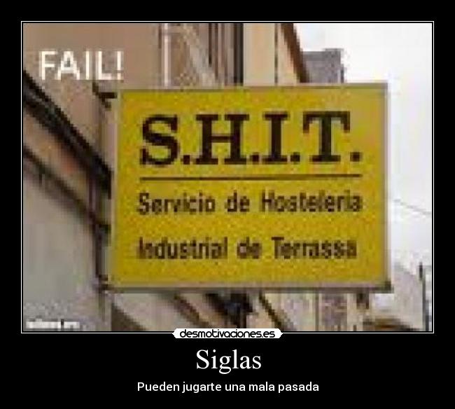 Siglas - 