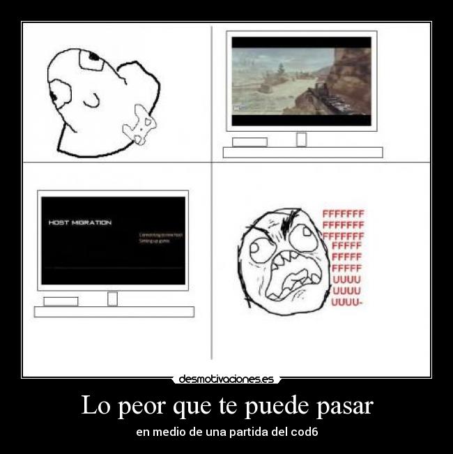 Lo peor que te puede pasar - en medio de una partida del cod6