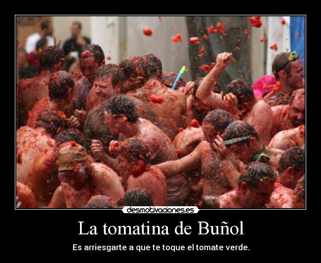 La tomatina de Buñol - 