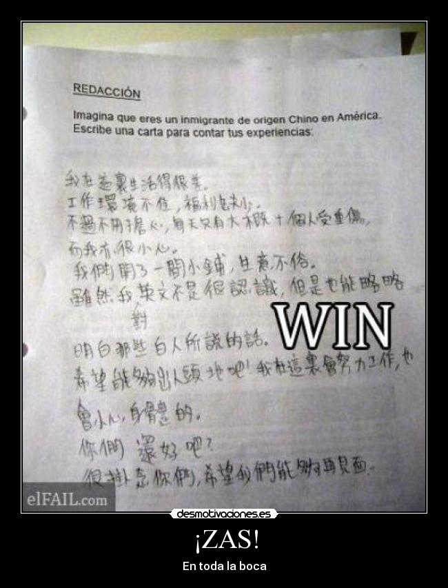 ¡ZAS! - En toda la boca