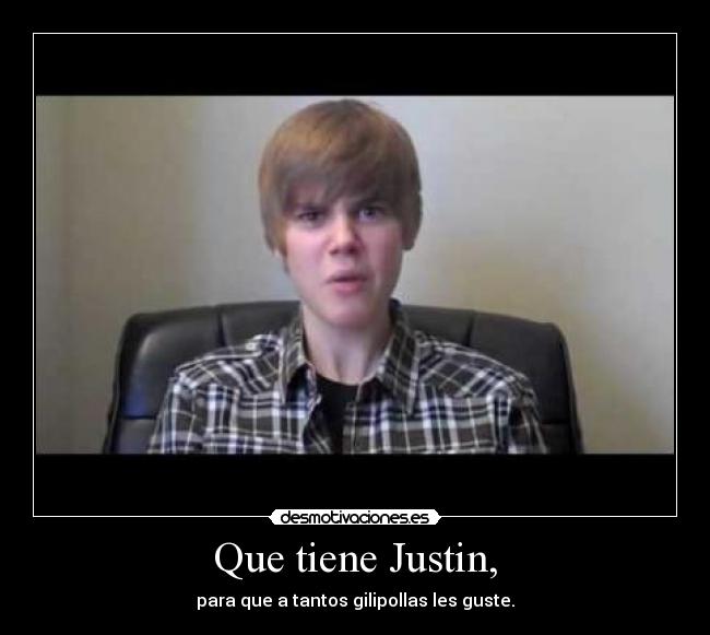 carteles justin bieber desmotivaciones