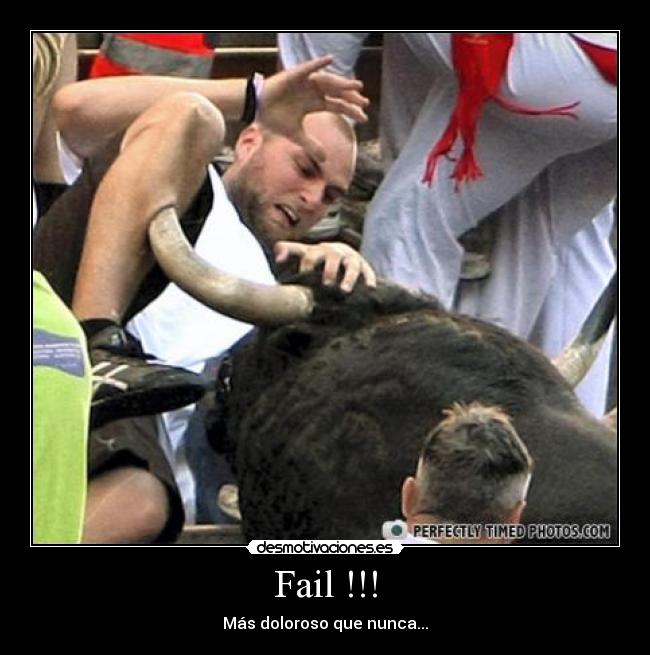 carteles fail dolor desmotivaciones