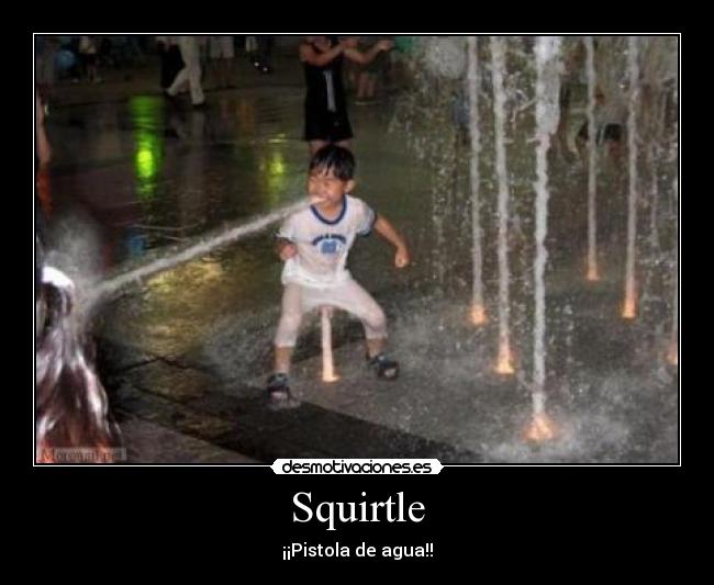 Squirtle - ¡¡Pistola de agua!!