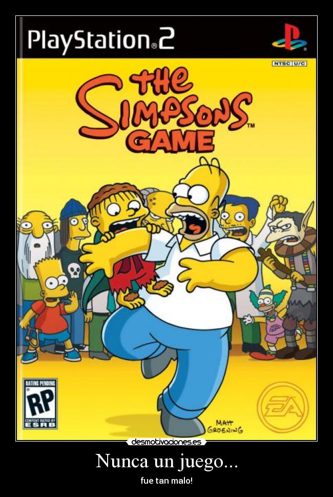 carteles the simpsons desmotivaciones