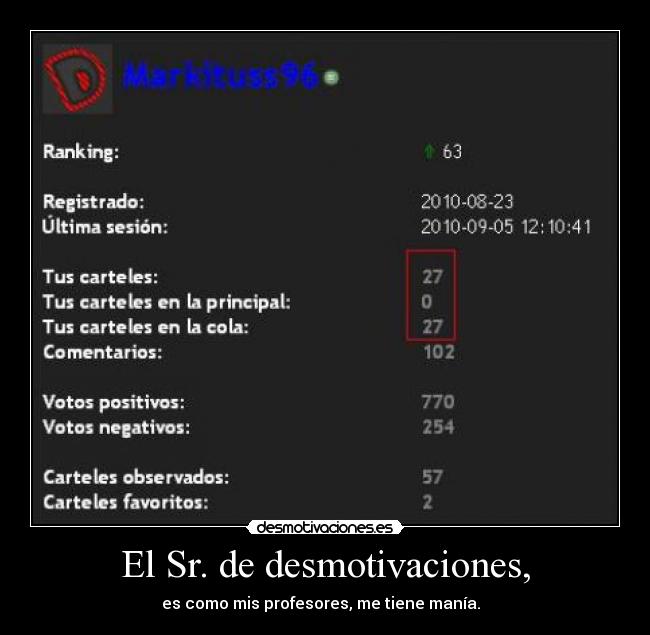 El Sr. de desmotivaciones, - 