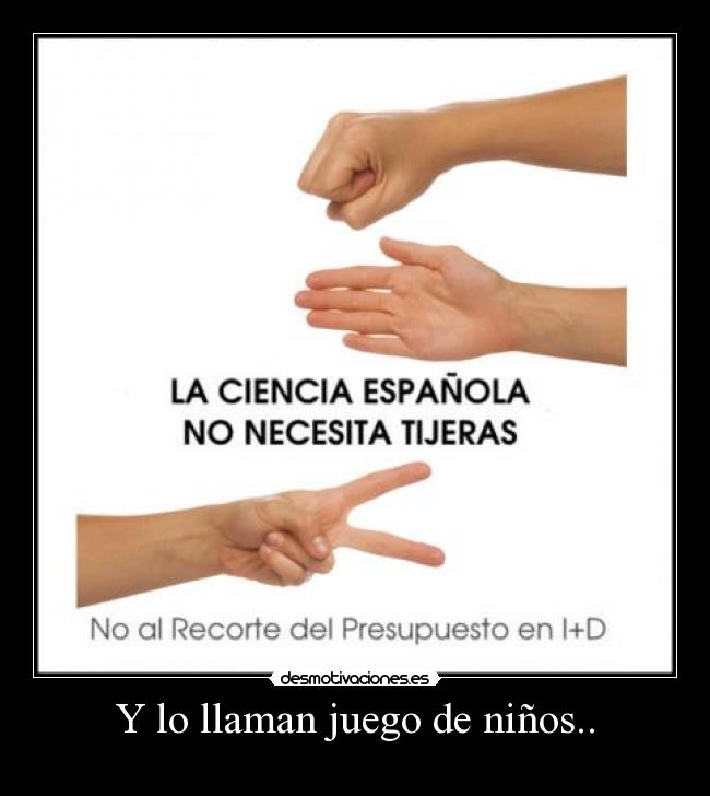 Y lo llaman juego de niños.. - 