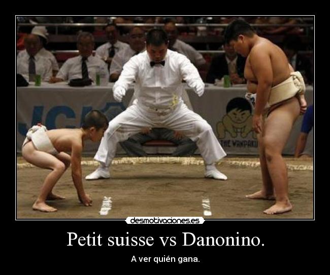 Petit suisse vs Danonino. -
