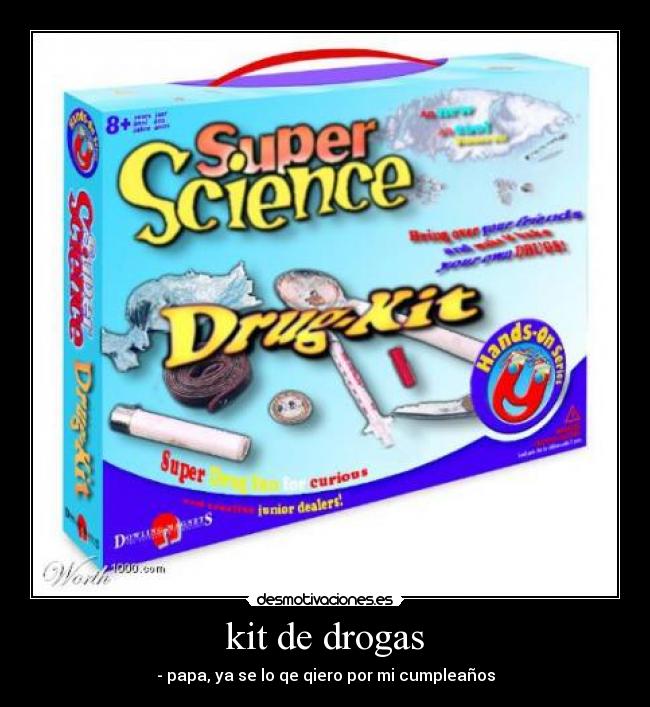 kit de drogas -