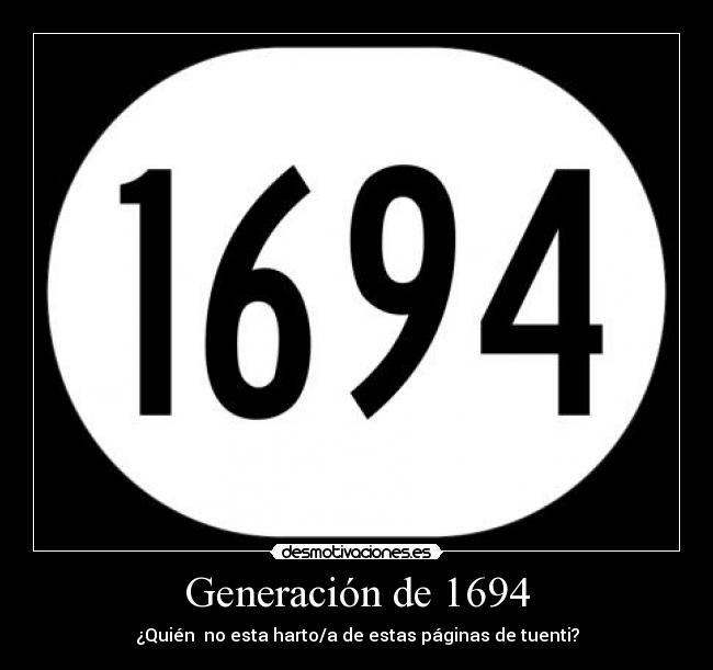 Generación de 1694 - 