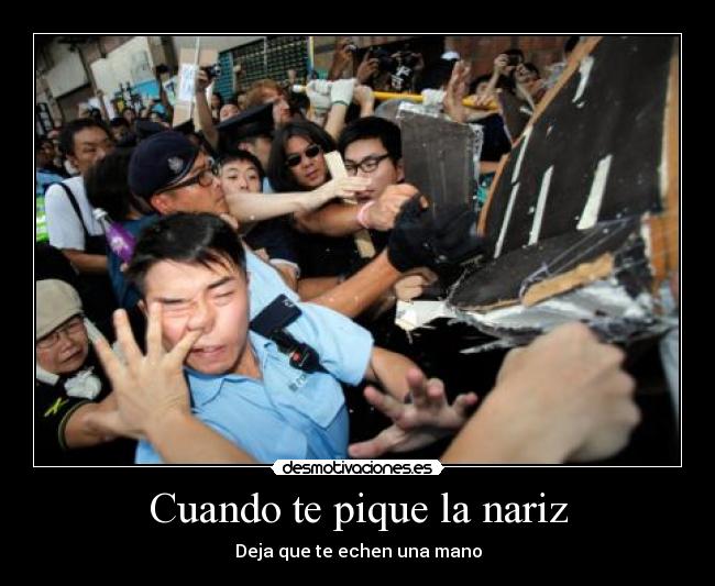 Cuando te pique la nariz -