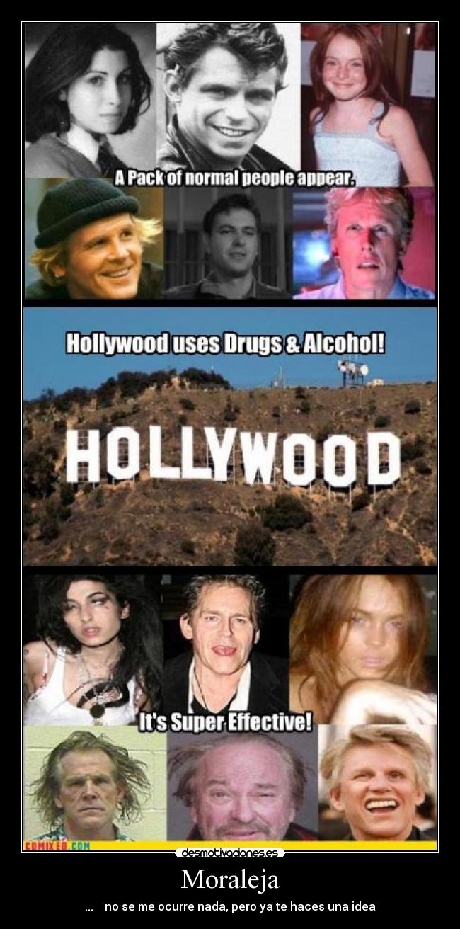 Moraleja - ... no se me ocurre nada, pero ya te haces una idea