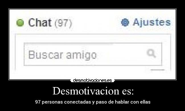 Desmotivacion es: - 