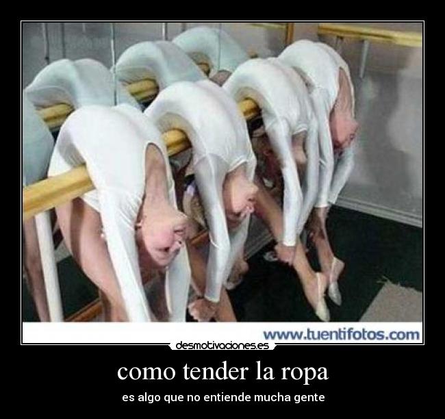 como tender la ropa -