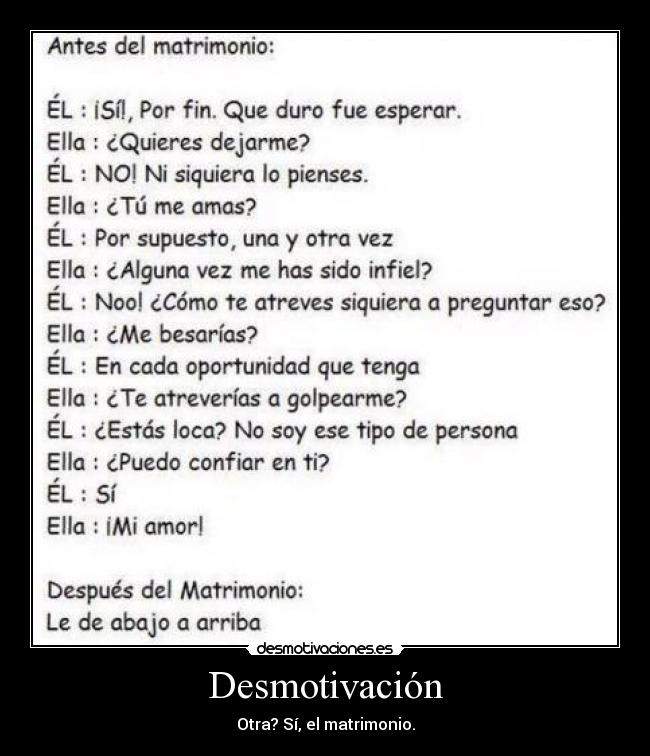 carteles matrimonio desmotivacion desmotivaciones desmotivaciones