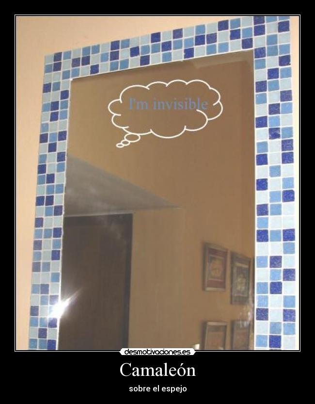 Camaleón - sobre el espejo