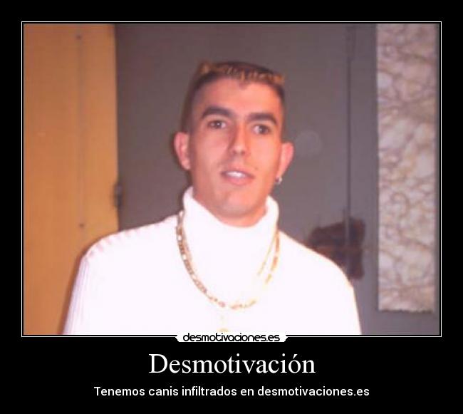 Desmotivación - Tenemos canis infiltrados en desmotivaciones.es