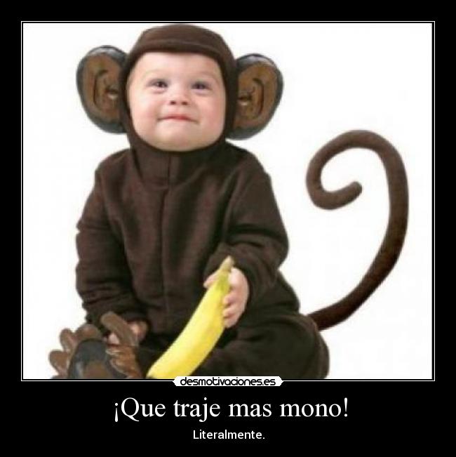 ¡Que traje mas mono! -