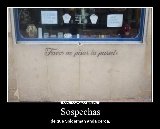 Sospechas -