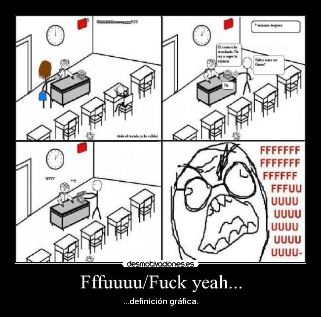 Fffuuuu/Fuck yeah... - ...definición gráfica.