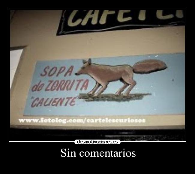 Sin comentarios -