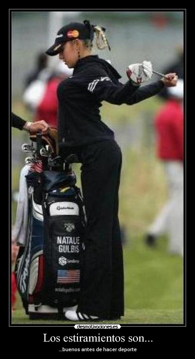 Los estiramientos son... - ...buenos antes de hacer deporte