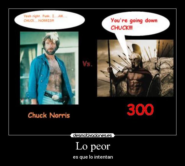 Lo peor - es que lo intentan