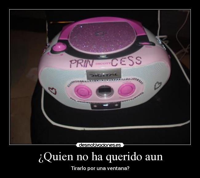 ¿Quien no ha querido aun -