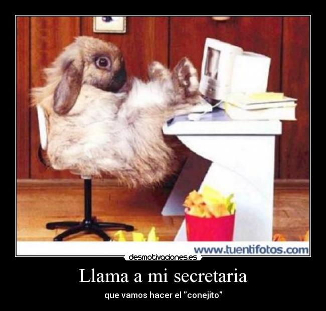 Llama a mi secretaria - 