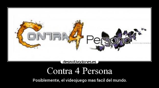 Contra 4 Persona -