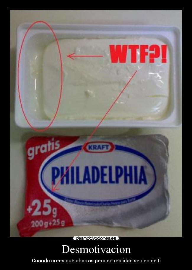 Desmotivacion - Cuando crees que ahorras pero en realidad se rien de ti