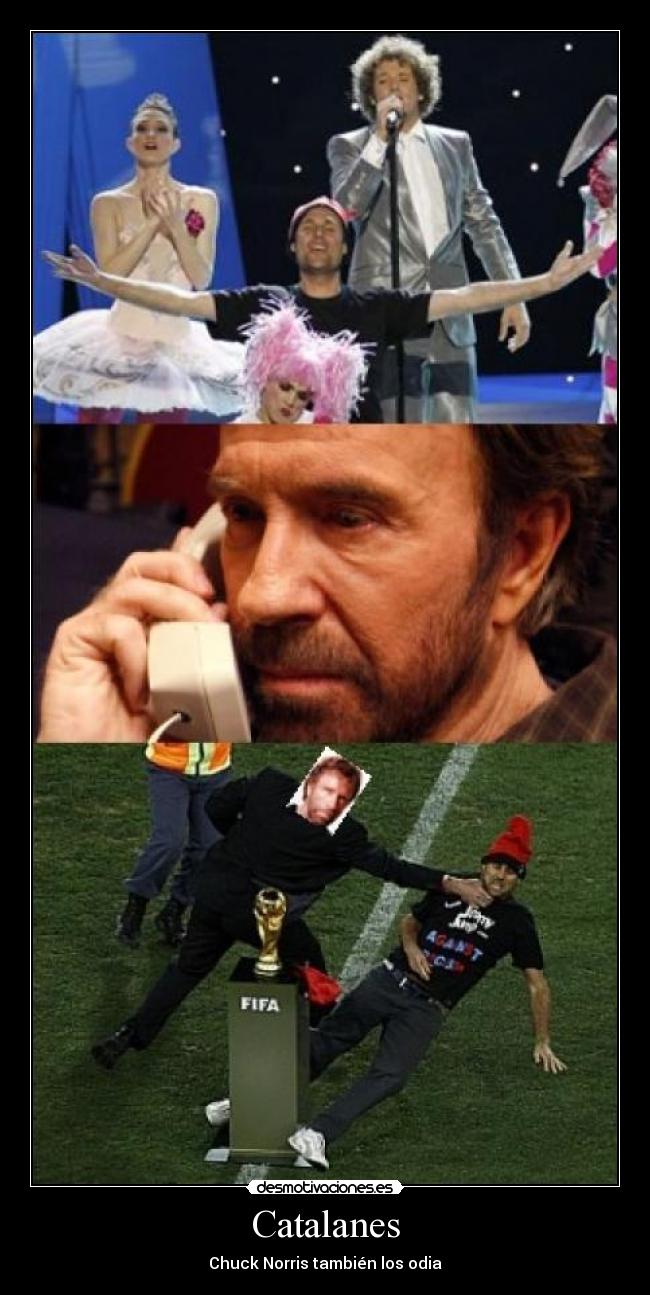 Catalanes - Chuck Norris también los odia