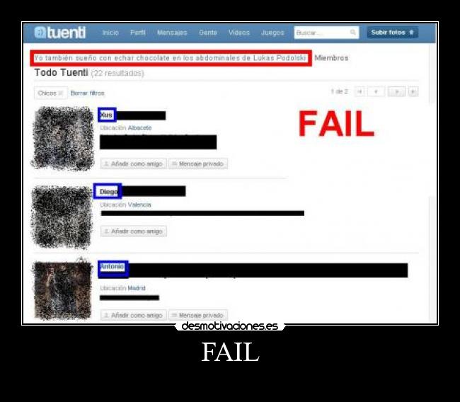 FAIL - 