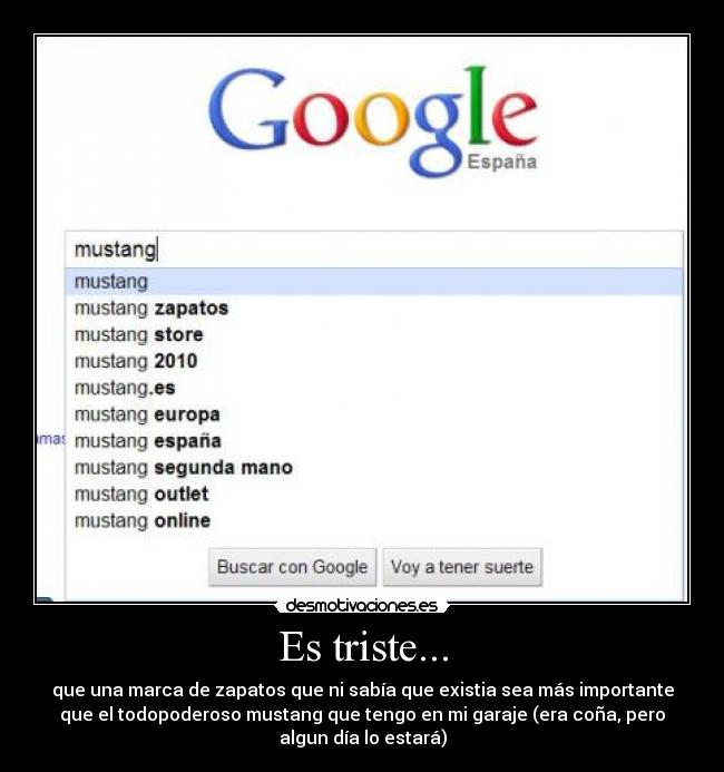 Es triste... -