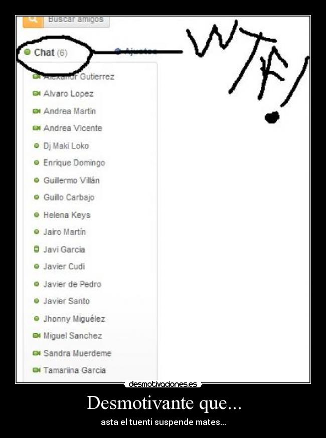 Desmotivante que... -