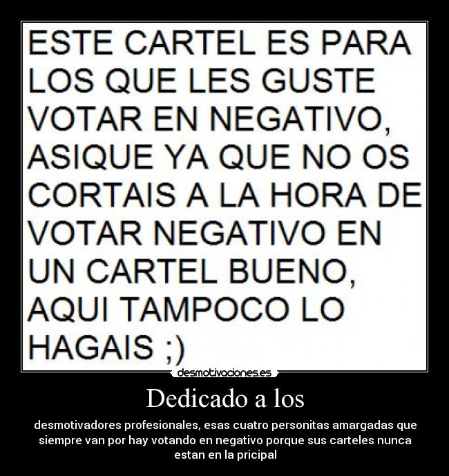 carteles desmotivadores desmotivaciones