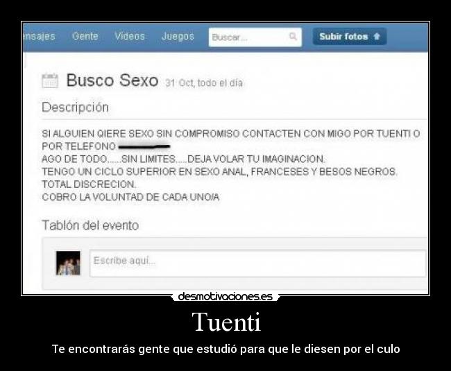 carteles tuenti tuenti busco sexo desmotivaciones