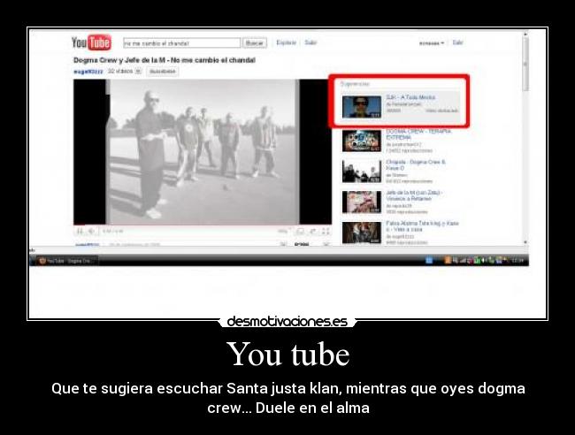 carteles you tube dogma crew desmotivaciones