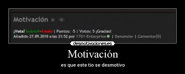 Motivación -