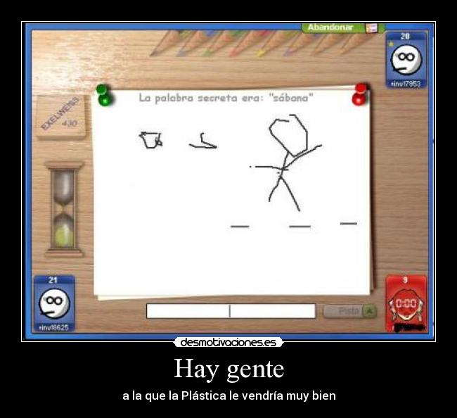 carteles dibujo plastica tonto tonta desmotivaciones