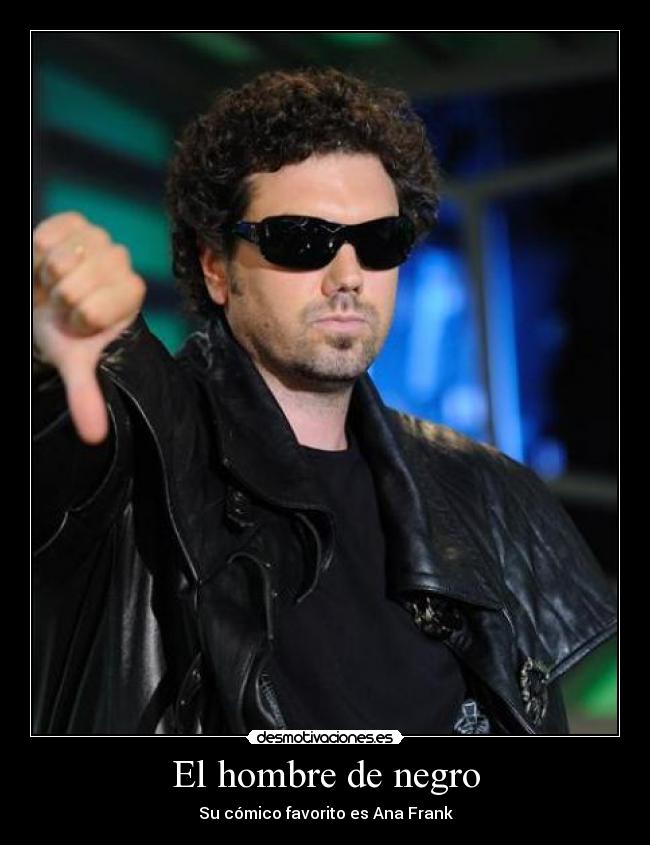 El hombre de negro -