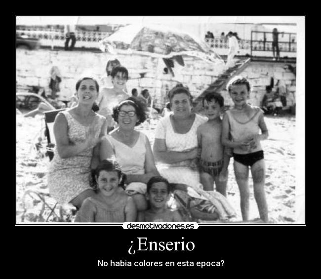 ¿Enserio -