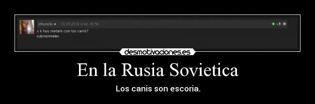 En la Rusia Sovietica -