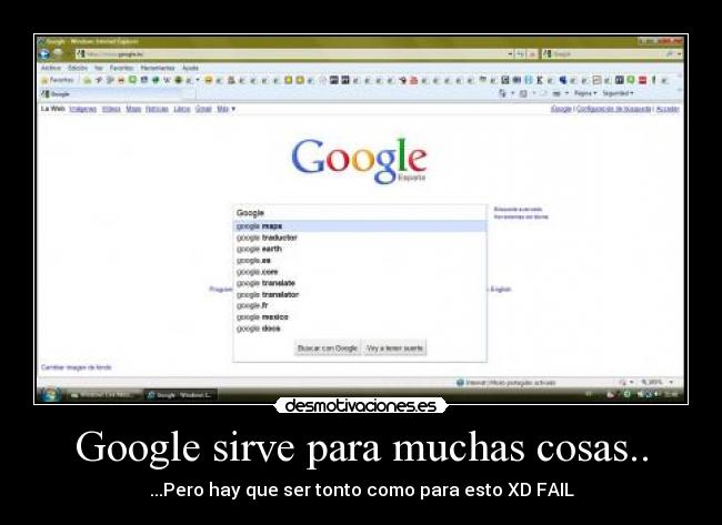 carteles google buscador internet desmotivaciones