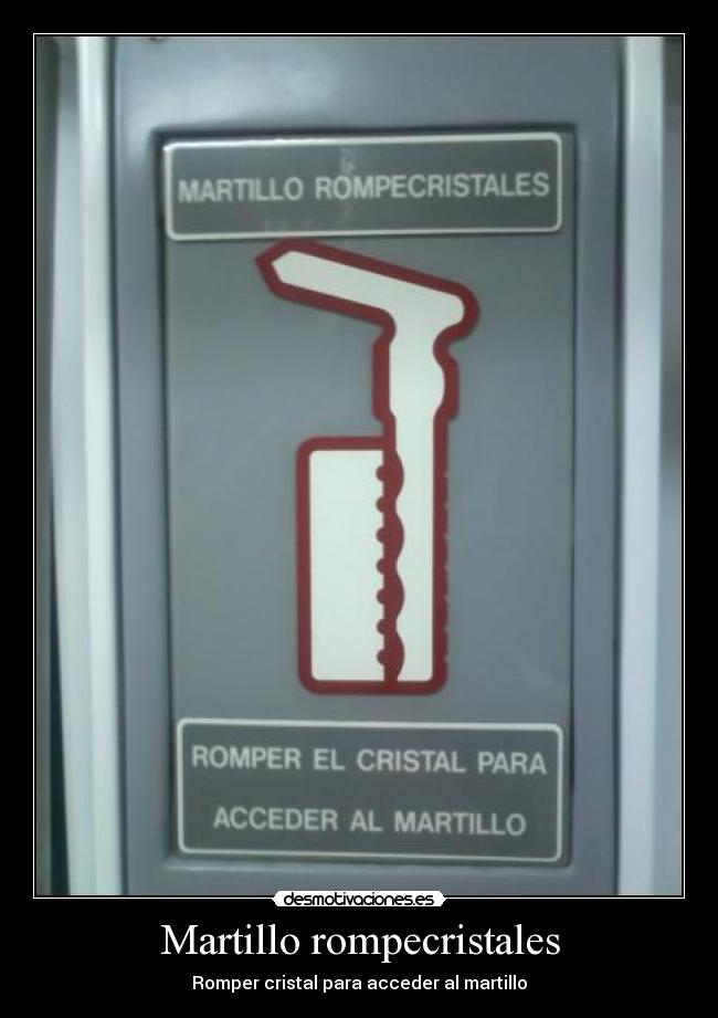 Martillo rompecristales -