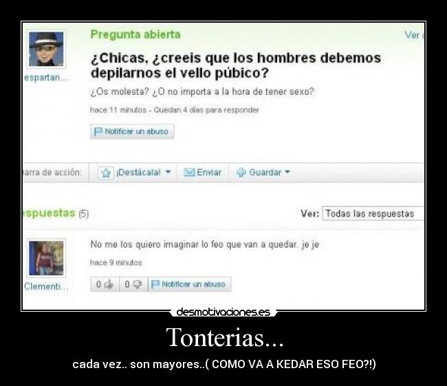 Tonterias... - 