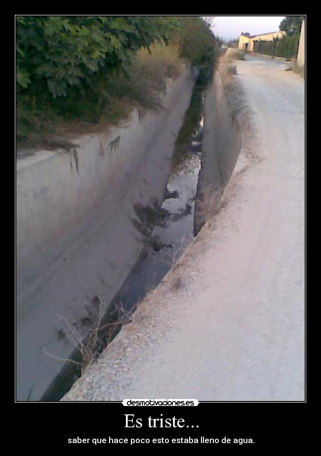 Es triste... -